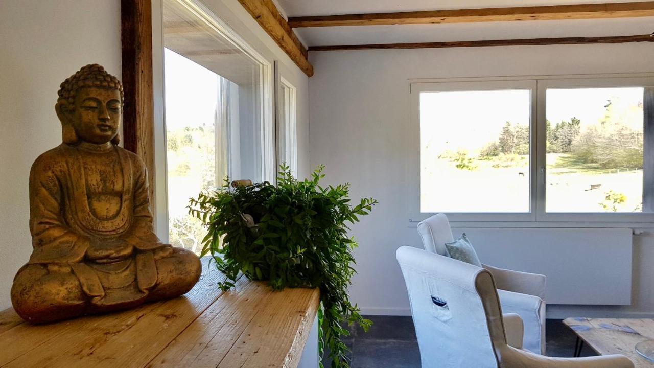CŒUR VERT ökologisch mit viel Ambiente für Seelen-Wellness Ronchamp Exterior foto