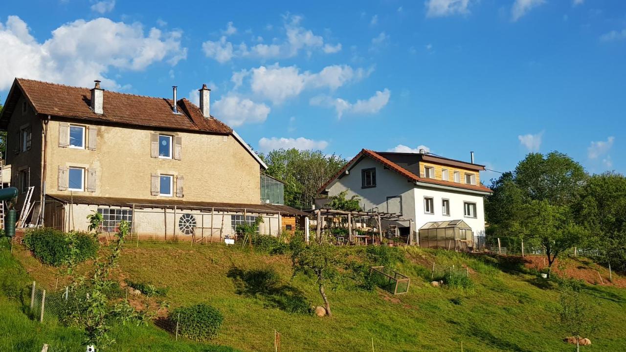 Ferienwohnung CŒUR VERT ökologisch mit viel Ambiente für Seelen-Wellness Ronchamp Exterior foto